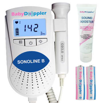 Sonoline B føtal doppler fra BabyDoppler® (blå) Baby Doppler BD1000101-01