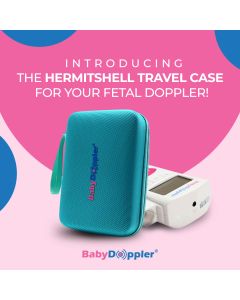 Sonoline B Travel Case, the Official Hermitshell Hard Travel Bag/Storage case - Fits Sonoline Baby Doppler Heartbeat Monitor